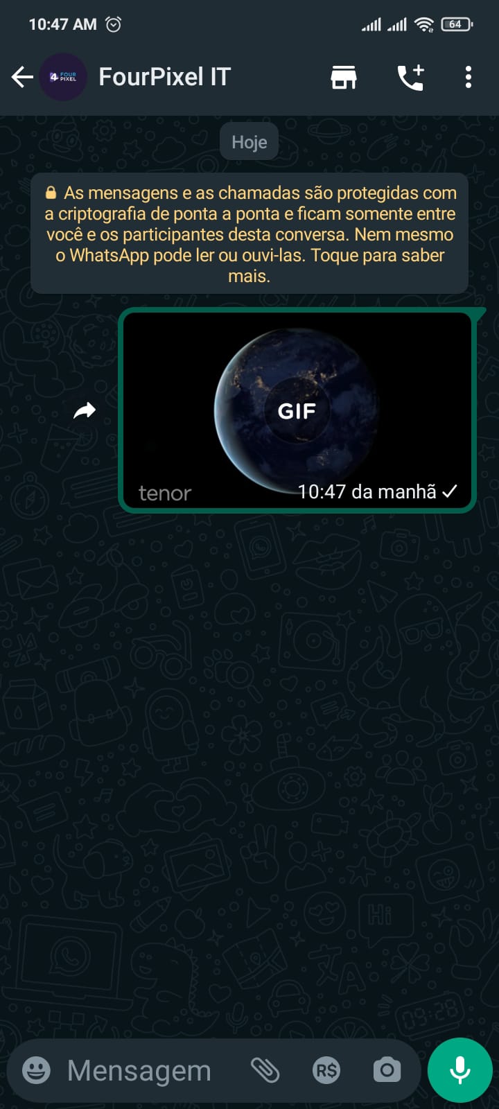 Como enviar um GIF pelo WhatsApp